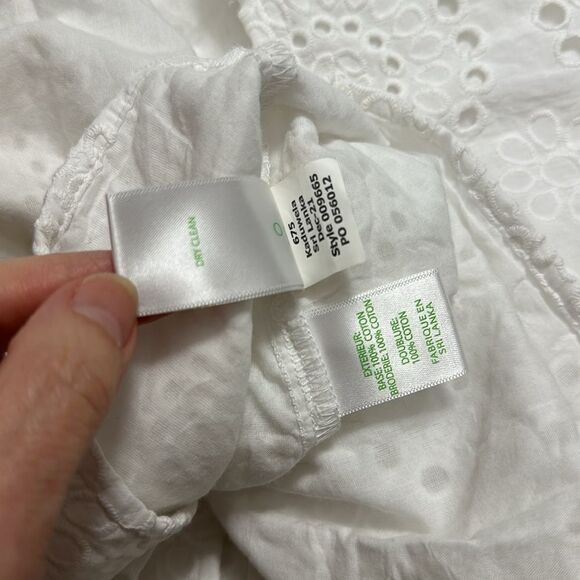 Lilly Pulitzer White Eyelet Ruffle Mini Dress - Picture 10 of 10